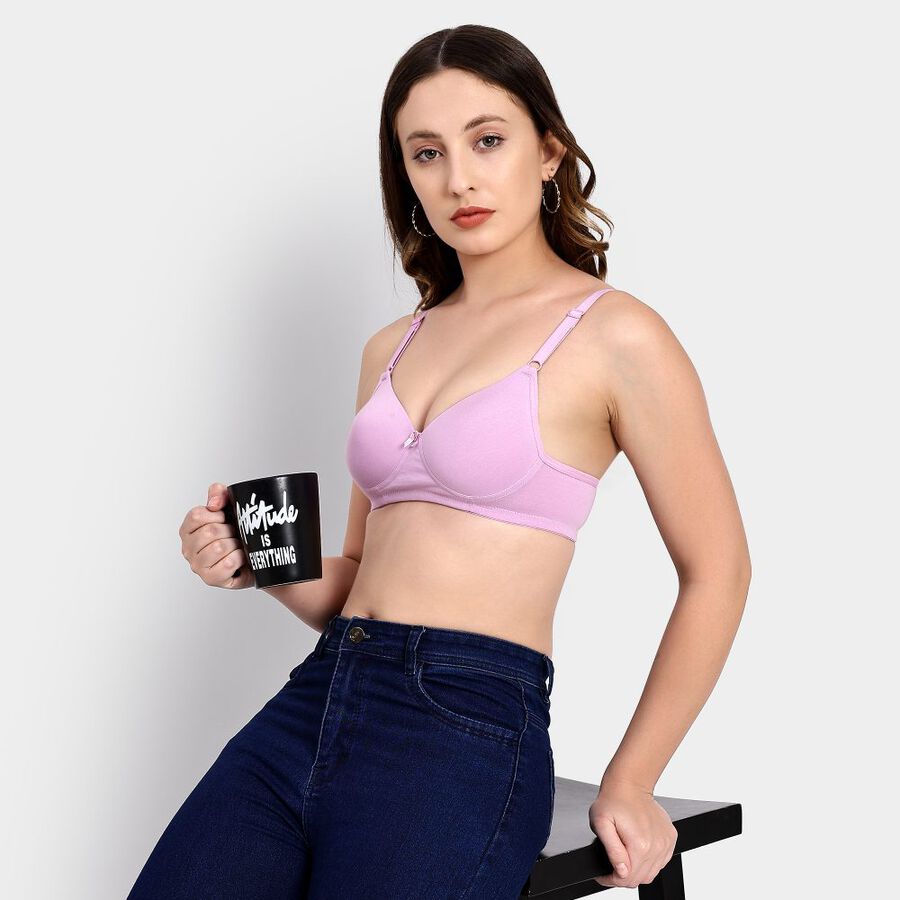 Ladies' Padded Bra, Lilac, large image number null